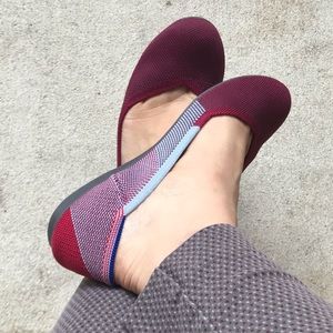Rothys Berry Colorblock flats
